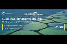 Sustainability and wellbeing: The EU Strategic Foresight Report - An Invitation for the EU Cluster Talks, 06 September 2023