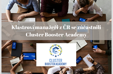 Cluster managers from the Czech Republic participated in the Cluster Booster Academy