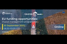 EU funding opportunities: Shared management programmes - EU Clusters Talk, 20 September 2023