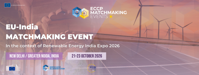 EU–India Matchmaking Event 21. - 23. října 2026
