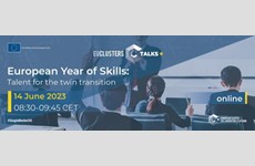 European Year of Skills: Talent for the twin transition - EU Cluster Talks, 14. June, 2023