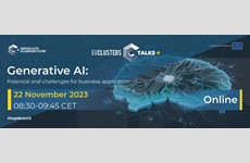 Generativní umělá inteligence: potenciál a výzvy pro obchodní aplikace, EU Cluster Talks - 22. listopad 2023