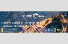 Invitation for the webinar EU Clusters Talks: Mobility: Cluster perspectives for a resilient and sustainable ecosystem, 22. February 2023