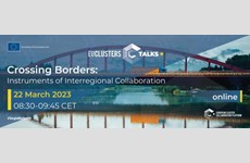 Crossing Borders: Instrumets of Interregional Collaboration, invitation for EU Cluster Talks, 22 March 2023