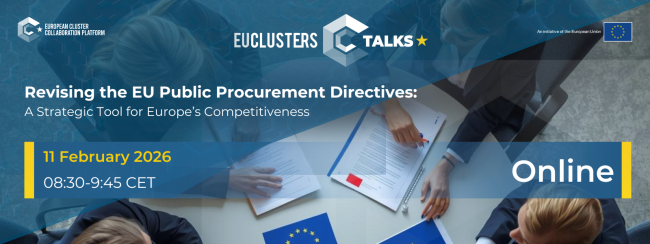 EU Clusters Talk: Revising EU Public Procurement: A Strategic Tool for EU Competitiveness